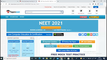 NEET 2021 Free Mock Test Series, eBook, Printed Materials, Important Questions, Update Syllabus,