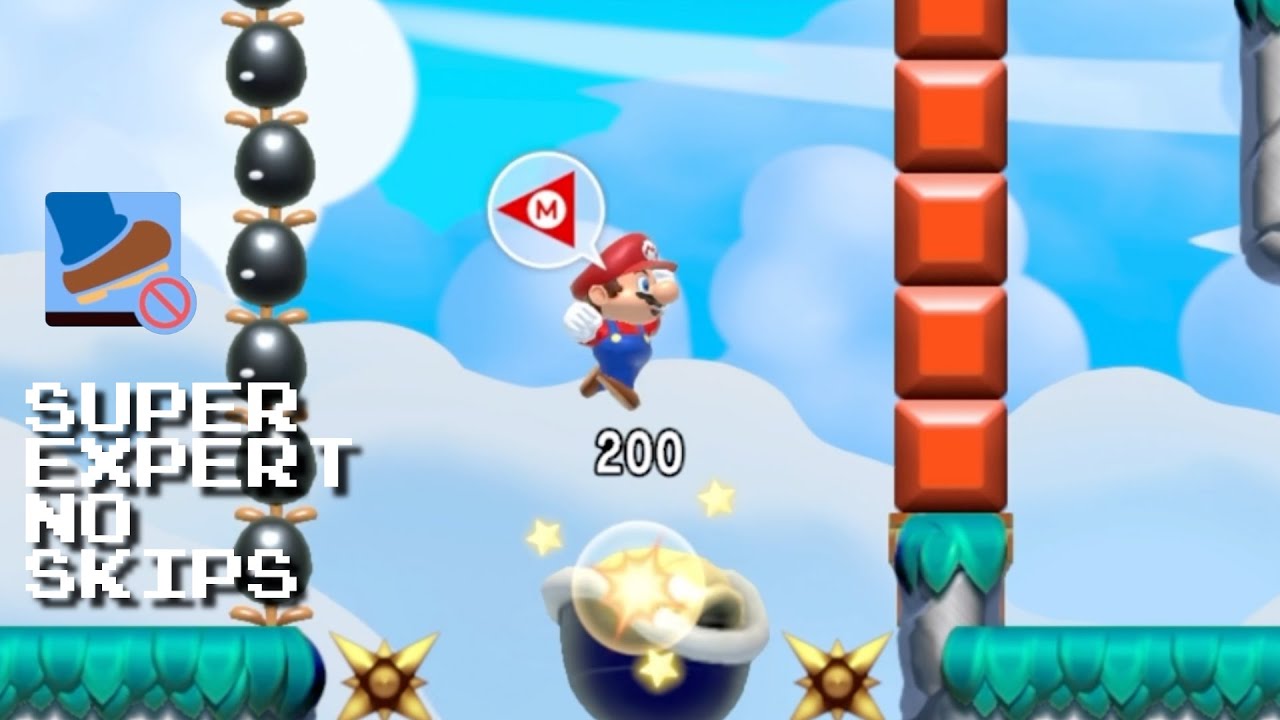 Super Expert No Skips: Stall Puzzle with Bait or Cheese (Mario Maker 2)