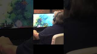 Gaben when he hears the number 3