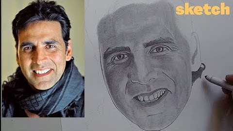 Akshay kumar Drawing | Akshay kumar sketch timelapse | Akshay kumar Birthday special art