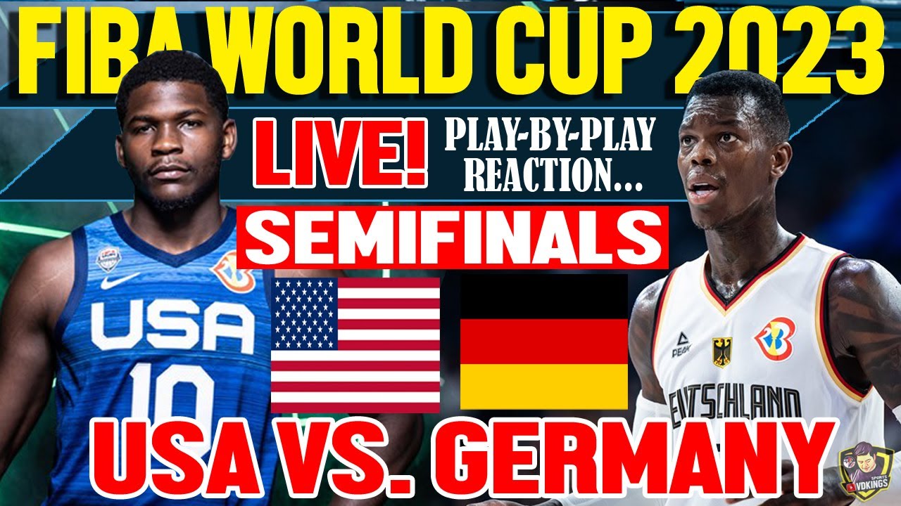 USA VS GERMANY Fiba World Cup 2023 Live Play-By-Play Reaction