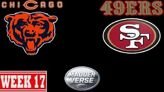 MADDEN NFL 26 - Chicago BEARS at San Francisco 49ERS FULL GAME SIMULATION
