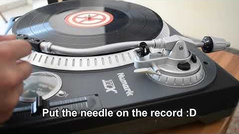 Turntable tonearm setup // Numark // Technics // DJ