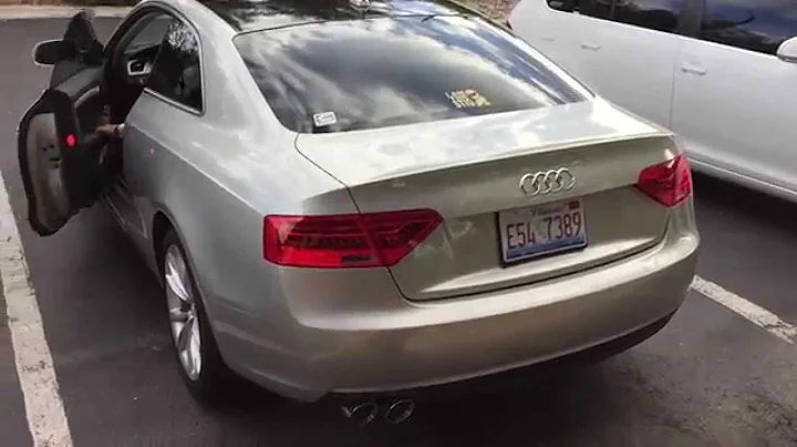 2014 (B8.5) 2.0T Audi A5 AWE Touring exhaust