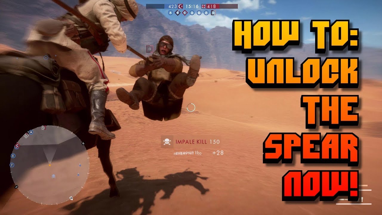 How to Unlock the Spear in Battlefield NOW! BF1 Tutorial YouTube