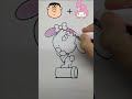 【TikTok】ジャイアン + マイメロ = ??? | お絵描きチャレンジ #Shorts