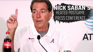 Nick Saban's heated press conference after 6210 win over New Mexico State