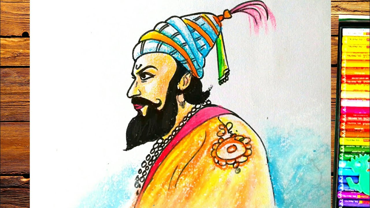 Shivaji Maharaj Drawing Projects  Photos videos logos illustrations and  branding on Behance