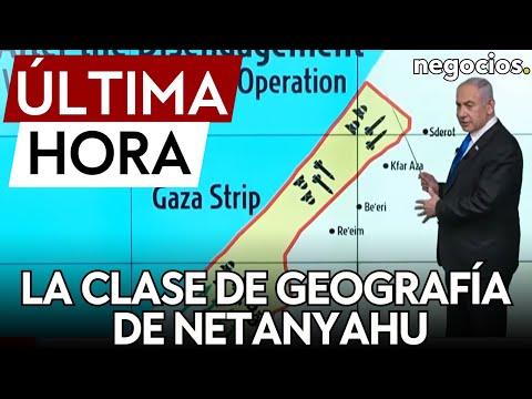 ULTIMA HORA | La clase de geograf&iacute;a de Netanyahu: "la retirada de Israel no es una opci&oacute;n"
