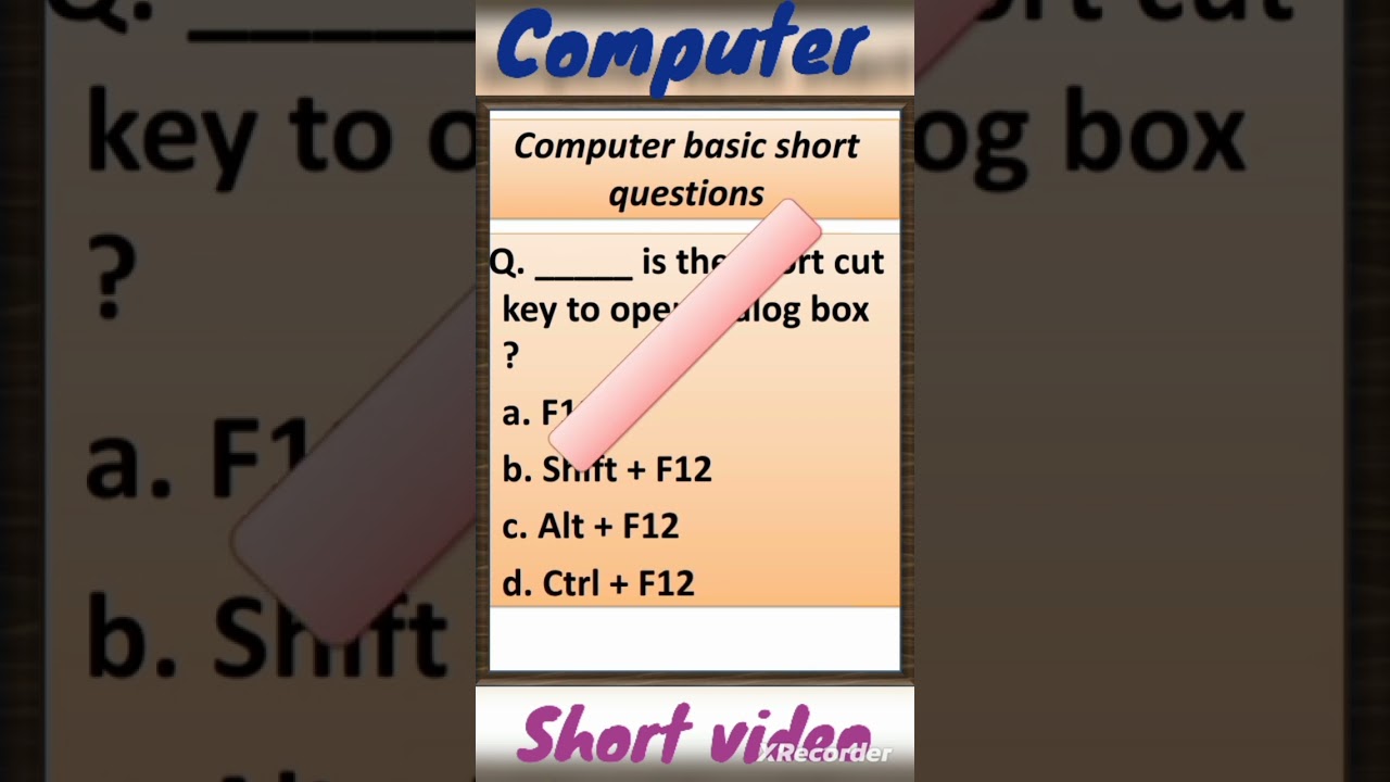computer basic knowledge questions || computer quiz questions || # ...