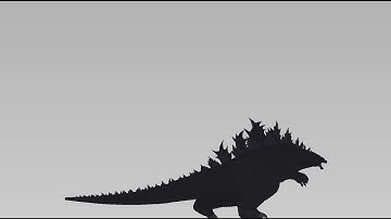 Godzilla Running test Animation | Stick Nodes