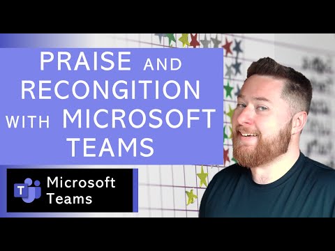 Giving colleagues recongition with Microsoft Teams