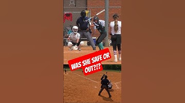 🥎👀🚨 Did She Beat the Tag? Watch & Decide: Safe or Out?! #softball