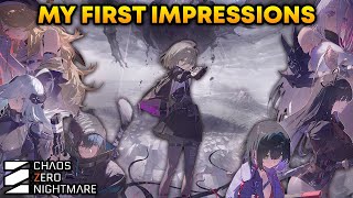 This Game Looks Amazing, However... | Chaos Zero Nightmare First Playtest