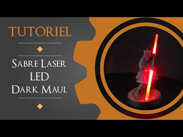 Support mural pour sabre laser Darth Maul, choisissez entre l'orientation  horizontale ou verticale, support pour sabre laser -  France