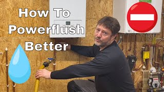 How To Power Flush Better  Top Tips On Powerflushing Central Heating Systems.