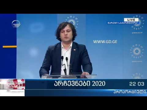 24 უბნის წინასწარი მონაცემები ცნობილია - ირაკლი კობახიძის ბრიფინგი