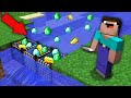 Minecraft NOOB vs PRO: HOW NOOB CAUGHT SO MANY TREASURE IN THIS UNUSUAL RIVER? Challenge trolling