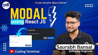 Custom Modal | React JS | Machine Coding Round | Interview Preparation | Saurabh Bansal