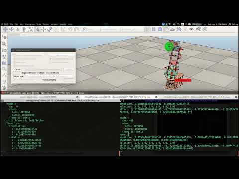 Six axis robotic arm Base on ROS-Kinetic and V-REP(Simulation)