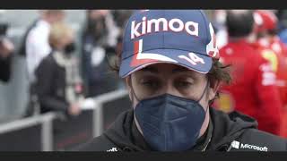 Full Fernando Alonso and Esteban Ocon Post-race Interview I 2021 Emilia-Romagna GP Guide