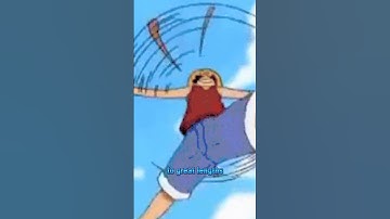 LUFFY ATE THE GOMU GOMU NO MI"DEVIL FRUIT"#onepiece #shorts #trending