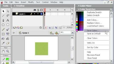 Flash MX Urdu Tutorial_2.2_Color_swatches.mov
