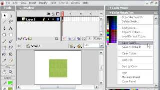 Flash MX Urdu Tutorial_2.2_Color_swatches.mov