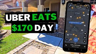 I Made $170 in ONE DAY Delivering Uber Eats in Las Vegas!