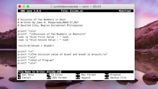 Division of Two Numbers in Bash