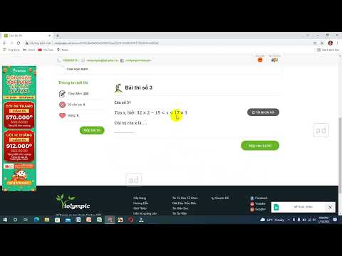 Video Violympic Toán TV Lớp 3 Vòng 3 năm 2021 2022 đạt 1000... - YouTube