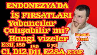 Endonezyada Çalışabilir Miyim?