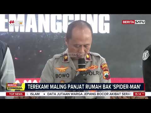 Aksi Maling Panjat Rumah Bak 'Spider-Man' di Temanggung Terekam CCTV #Beritasatu