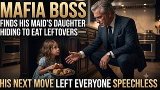 Mafia Boss Finds His Maid’s Daughter Hiding to Eat Leftovers— His Next Move Left Everyone Speechless