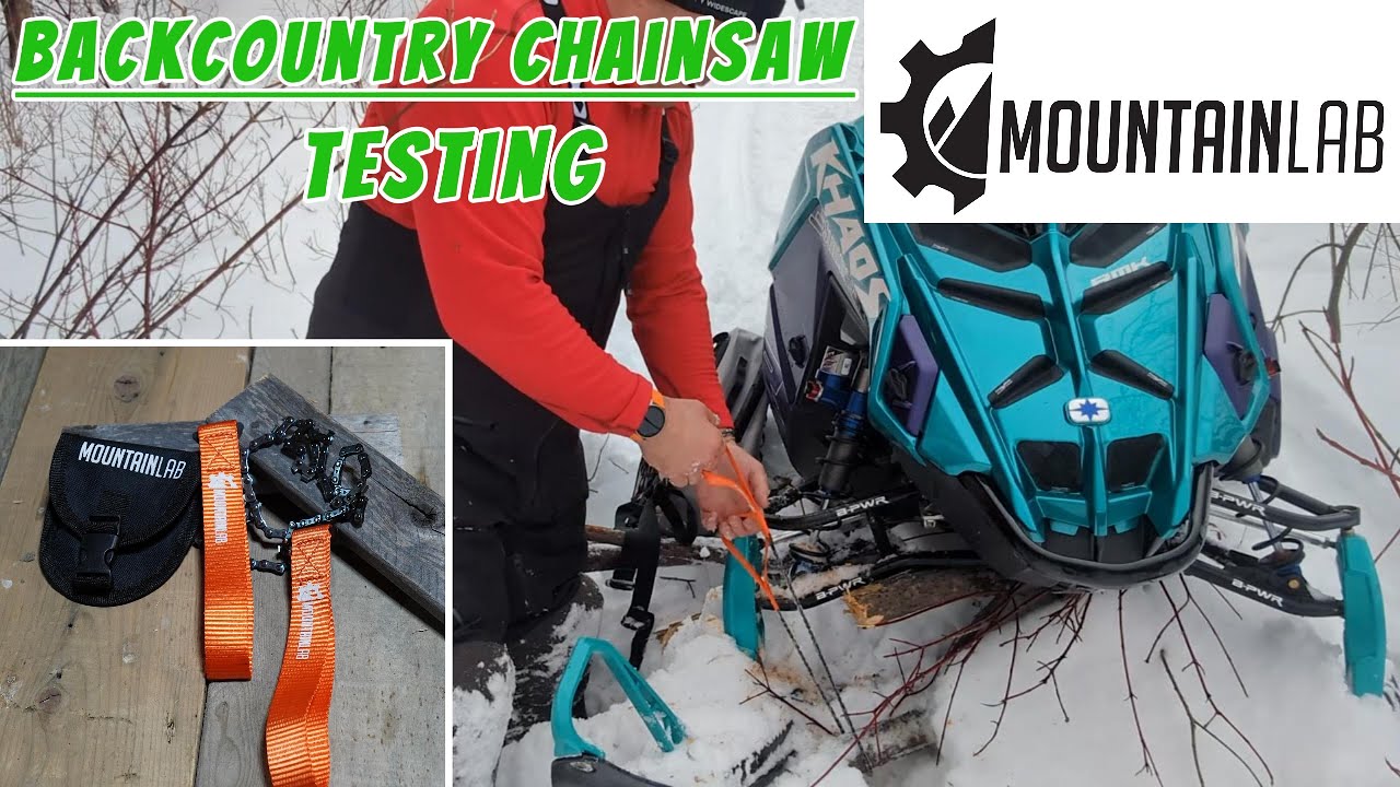 VRAI  test de La Backcountry Chainsaw  de Mountain Lab, L'outil essentiel dans ton kit de motoneige!