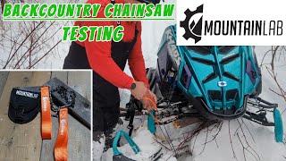 VRAI  test de La Backcountry Chainsaw  de Mountain Lab, L'outil essentiel dans ton kit de motoneige!