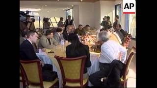 GAZA: ISRAELI WEST BANK WITHDRAWALS TALKS