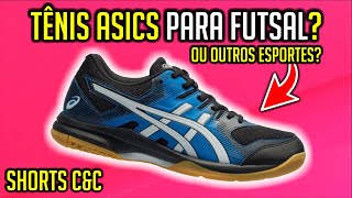 Chuteira de FUTSAL ou tênis ASICS de handebol, vôlei Camisas e Chuteiras  #shorts - YouTube