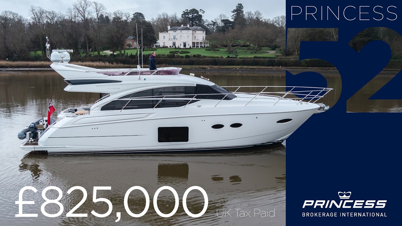 2017 Princess P52 'Tango Bango' | FOR SALE NOW in Swanwick, UK