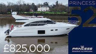2017 Princess P52 Tango Bango For Sale Now In Swanwick, Uk