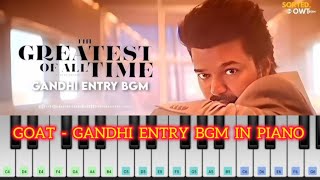Goat - Gandhi Entry Bgm In Piano Piano Goat Vijay Gandhi Entry Bgm Yuvan Ar Music