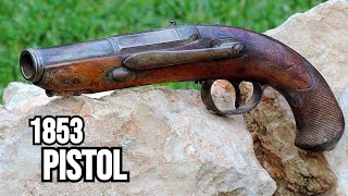 ARMS RESTORATION: OLD FLINTLOCK PISTOL || Restauración Pistola de Chispa antigua para cinturón