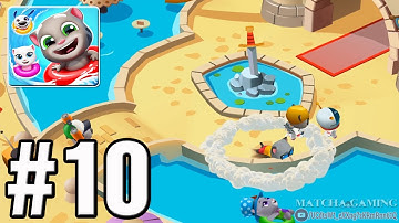 TALKING TOM POOL | Gameplay Walkthrough: Part 10 - NEW UPDATE (iOS, Android) (Outfit 7)