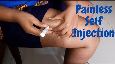 How To Give An (IM) Intramuscular Injection ||Vastus Lateralis Muscle Of The Thigh ||Self Injection