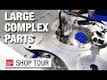 Precision manufacturing of large and complex parts  machine shop tour