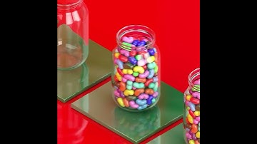 Oddly Satisfying 3D Animation Jelly Beans Factory