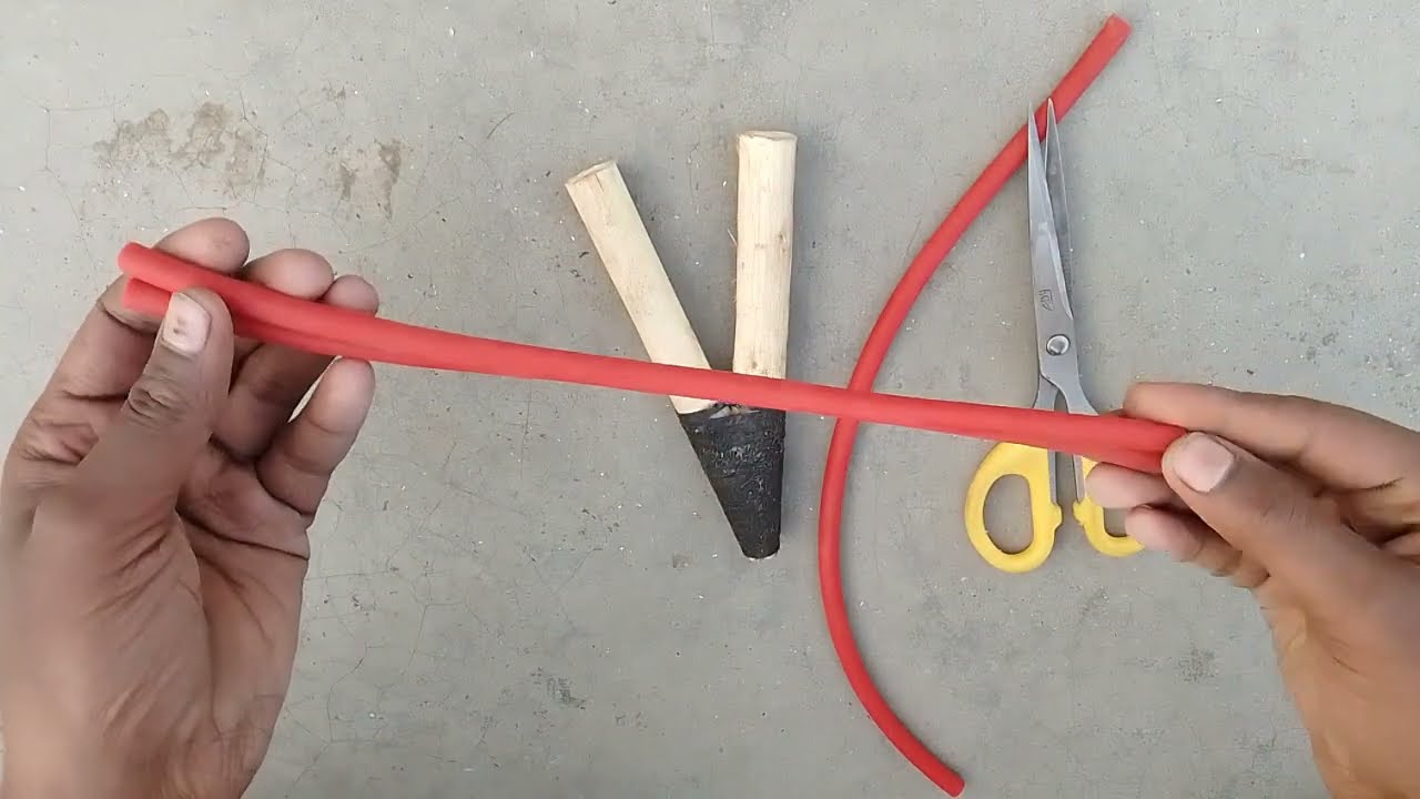 गुलेल में रबड़ कैसे बांधे, how to make slingshot 🏹 as abdul bhai