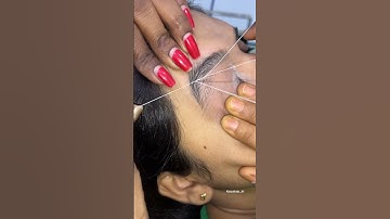 #Right side eyebrow threading #thick eyebrow threading #eyebro threading