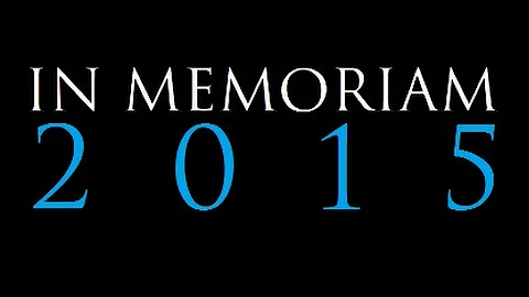 IN MEMORIAM 2015