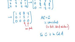 Linear Algebra - Lecture 30 - Column Space of a Matrix